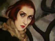 Tamara De Lempicka Ritratto di Ira P. La sua tristezza 1923 dettaglio